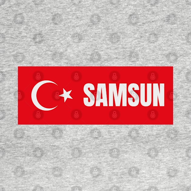 Samsun City in Turkish Flag by aybe7elf